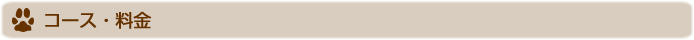 コース・料金